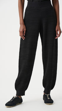 Joseph Ribkoff Sweater Knit Mock-Neck Cocoon Sweater And Pull-On Jogger Pants