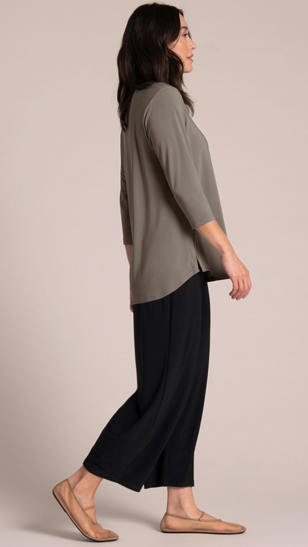 Go To Classic T-Relax, 3/4 Sleeve-Solid Colours (Con’t…)