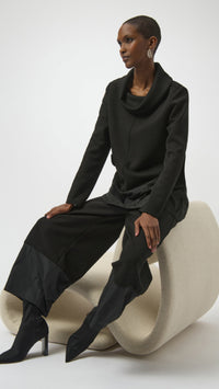 Joseph Ribkoff Scuba Jersey and Memory Trapeze Tunic and Balloon Pants