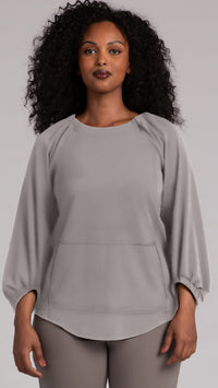 Move Pullover W/ Elastic Cuff, Fleece Back Jersey (Sale)