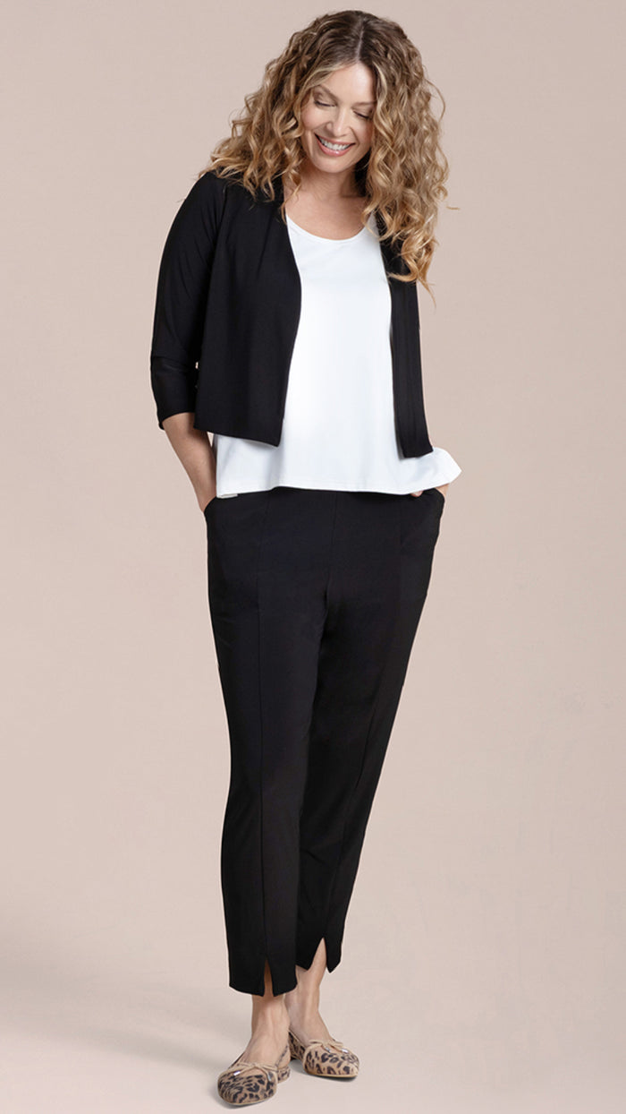 V-Neck Bolero, 3/4 Sleeve