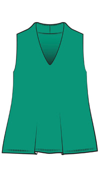 Deep V Trapeze Tank-Solid Colors