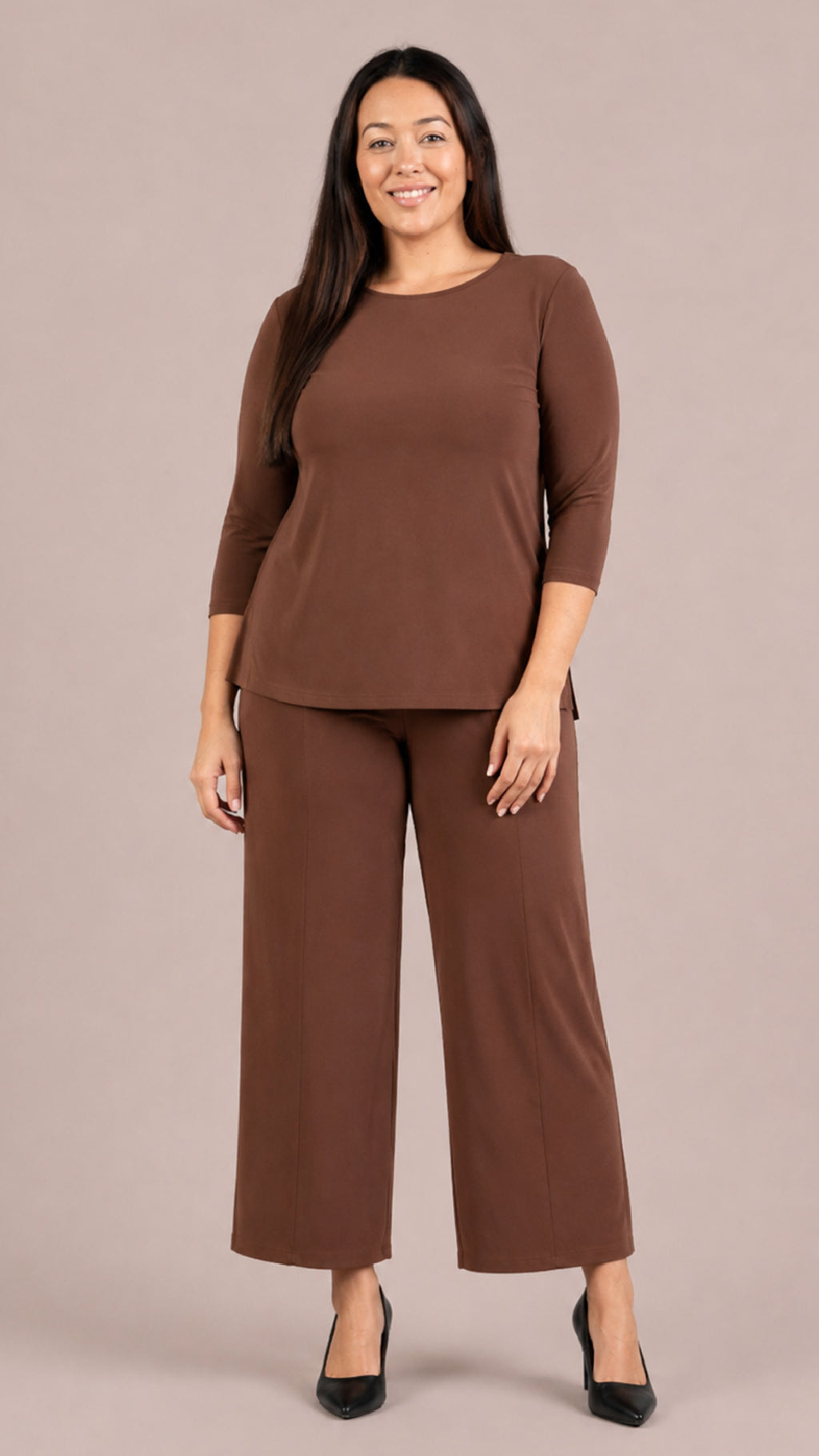 Go To Classic T-Relax, 3/4 Sleeve-Solid Colours (selected colours on Sale)