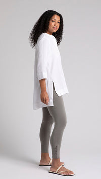 Cotton Gauze OverShirt, 3/4 Sleeve (selected colors  on sale)
