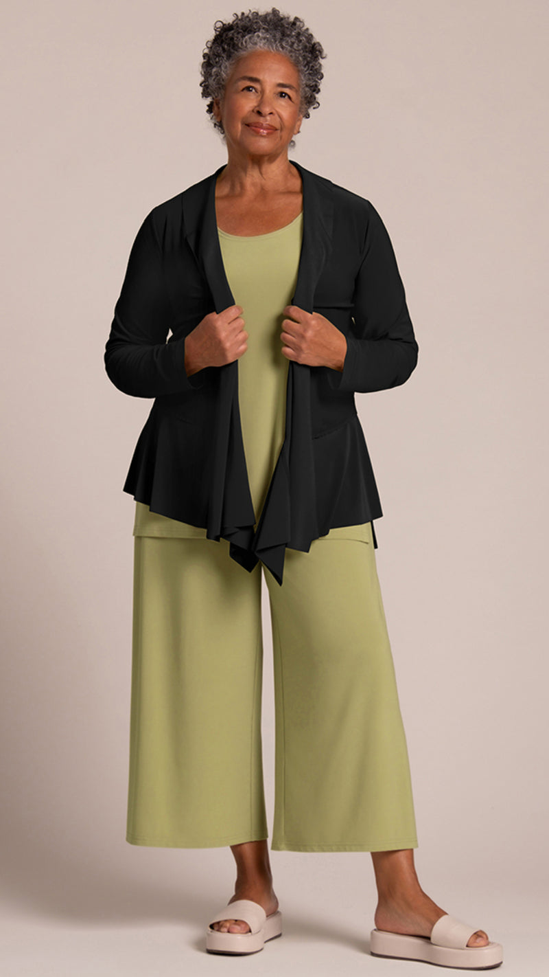 Splice Roll Neck Cardigan