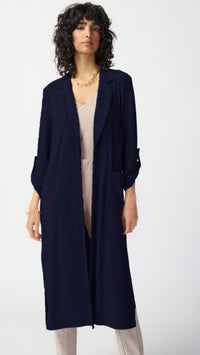 Joseph Ribkoff Silky Knit Duster Coat