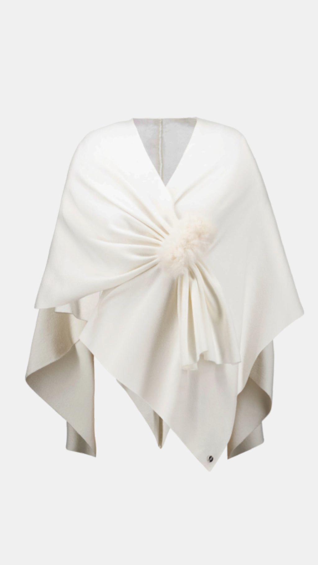 Joseph Ribkoff Faux Fur Draped Cover Up