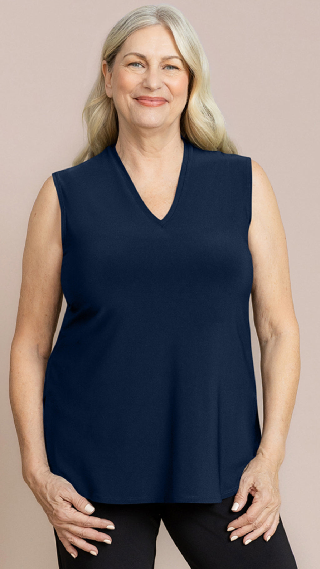 Go To Narrow V-Neck Tank