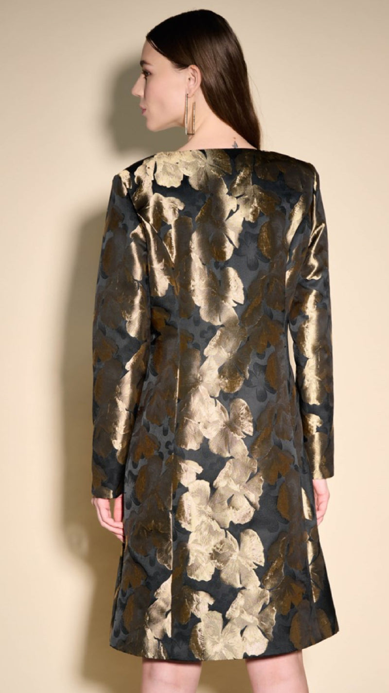 Printed Woven Jacquard Coat