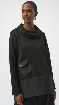 Joseph Ribkoff Scuba Jersey and Memory Trapeze Tunic and Balloon Pants