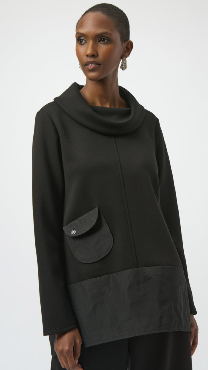 Joseph Ribkoff Scuba Jersey and Memory Trapeze Tunic and Balloon Pants