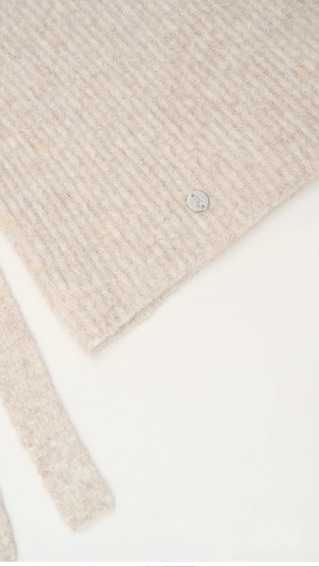Joseph Ribkoff Brush Knit Hooded Scarf
