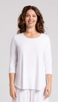 Bamboo Go To Classic T-Relax, 3/4 Sleeve-Solid Colours