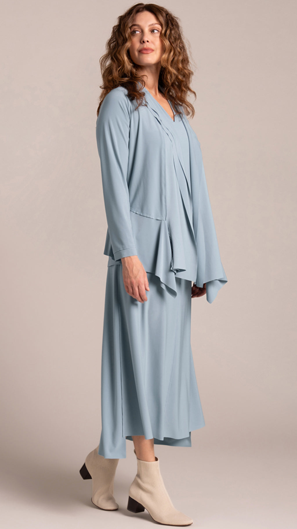 Splice Roll Neck Cardigan (Con't...)