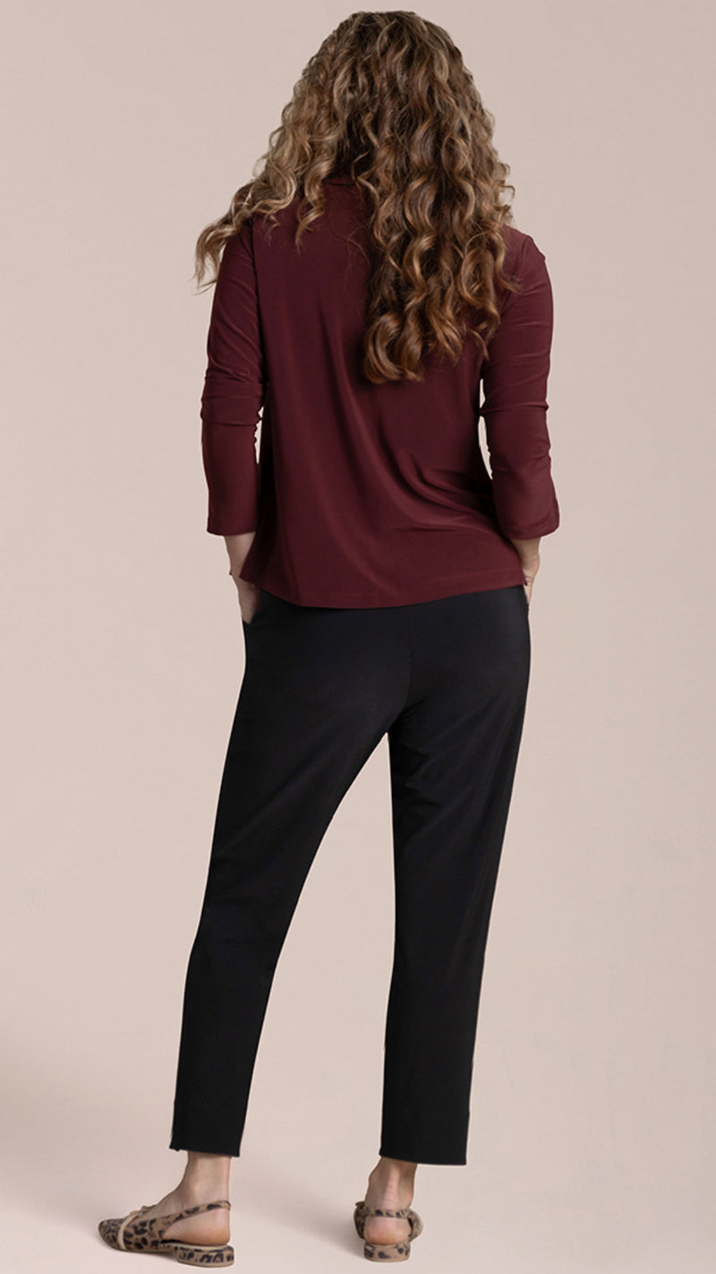 Suitable Split Sleeve Top, 3/4 Sleeve