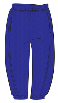 Half Cuff Jogger Pant, Popcorn Waffle