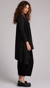 Flutter Duster Cardigan, Metallic Pique (Sale)