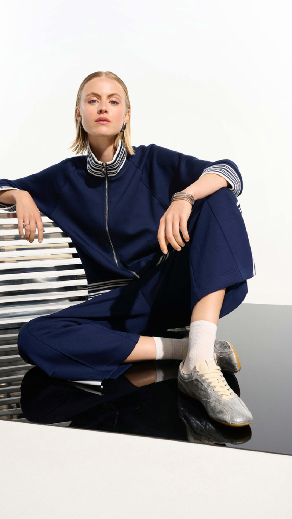 Joseph Ribkoff Scuba Jersey Jacket and Pull-On Culotte Pants