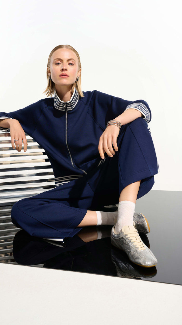 Joseph Ribkoff Scuba Jersey Jacket and Pull-On Culotte Pants