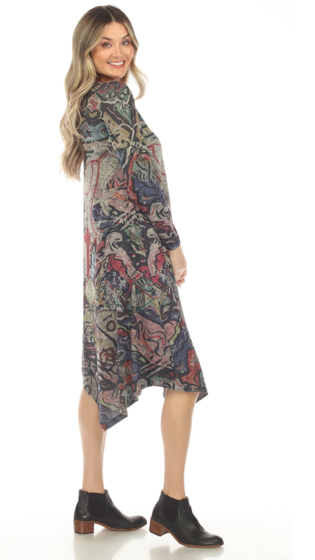 Inoah Rees Ecube Inoah Asymmetrical Dress With Pocket – Ennoja Clothing