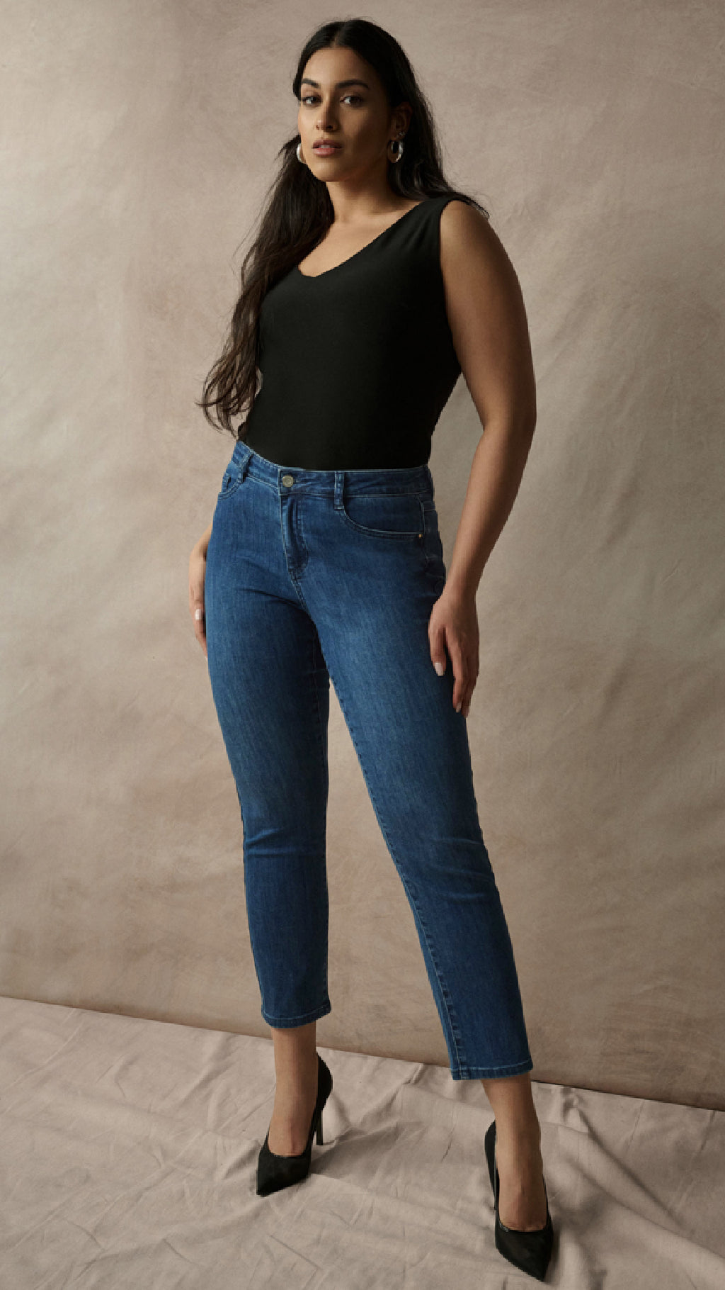 Joseph Ribkoff-Gia Classic Slim Fit Stretch Jeans