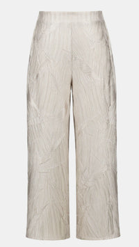 Joseph Ribkoff Pleated Satin Boxy Top and Pull-On Culotte Pants