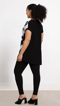Dolman Angle Tunic, Print