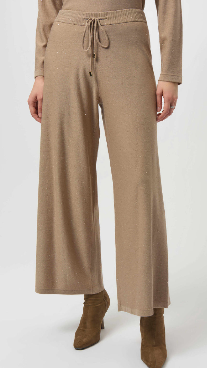 Joseph Ribkoff Sequinned Sweater Knit Culotte Pants