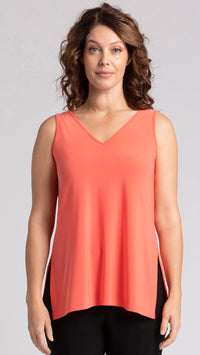 Reversible Go to Tank Relax-Solid Colours