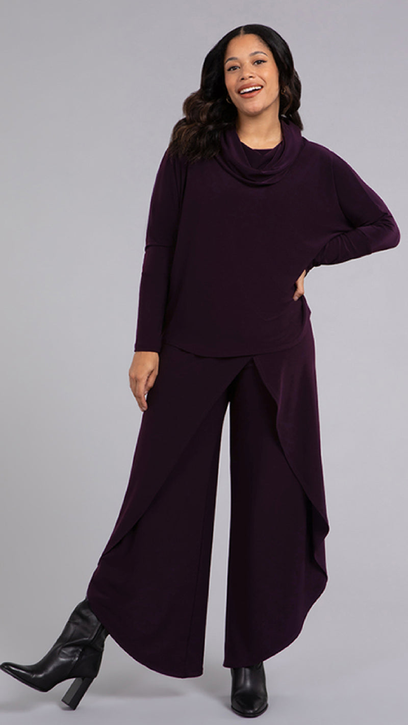 Nu Cinch Cowl Neck Top, long Sleeve (Sale)