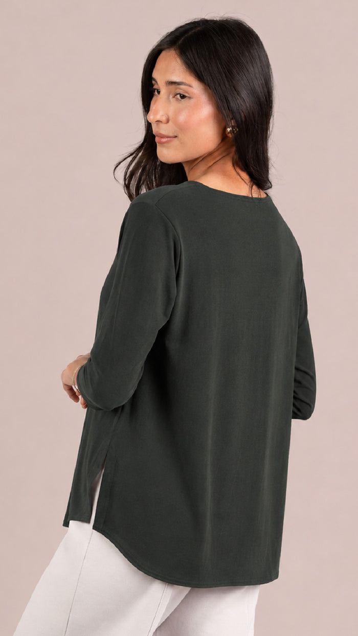 Go To Classic T-Relax, 3/4 Sleeve-Solid Colours (selected colours on Sale)