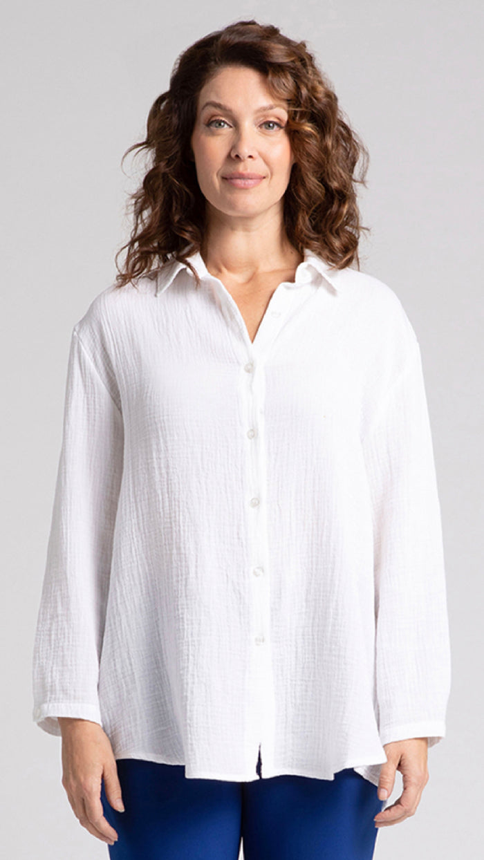 Cotton Gauze Easy Shirt