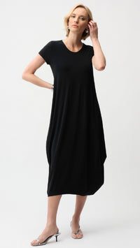 Joseph Ribkoff Silky Knit Cocoon Dress With Scoop Neckline
