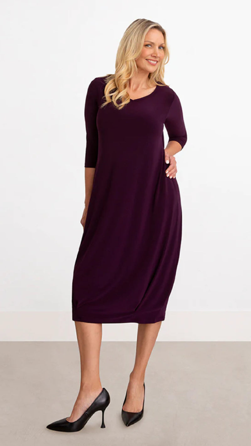 Reversible Narrow Lantern Dress, Elbow Sleeve (Sale)