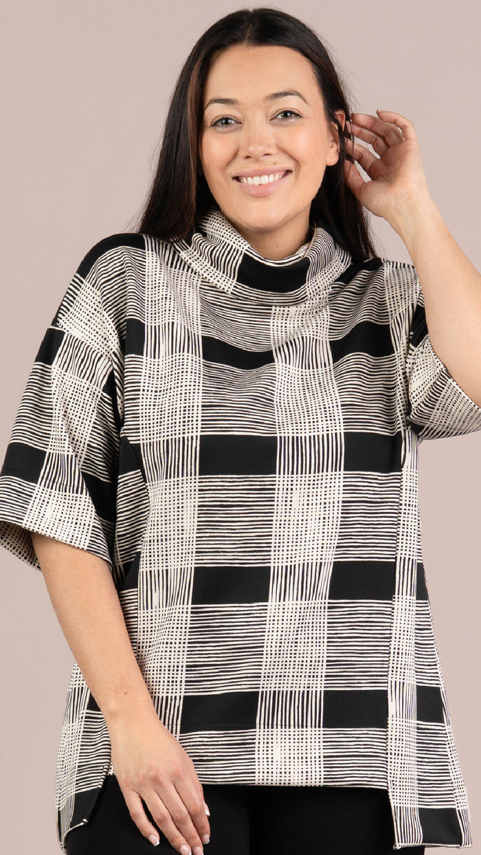 Cloud Snug As A Bug-Ecru Plaid