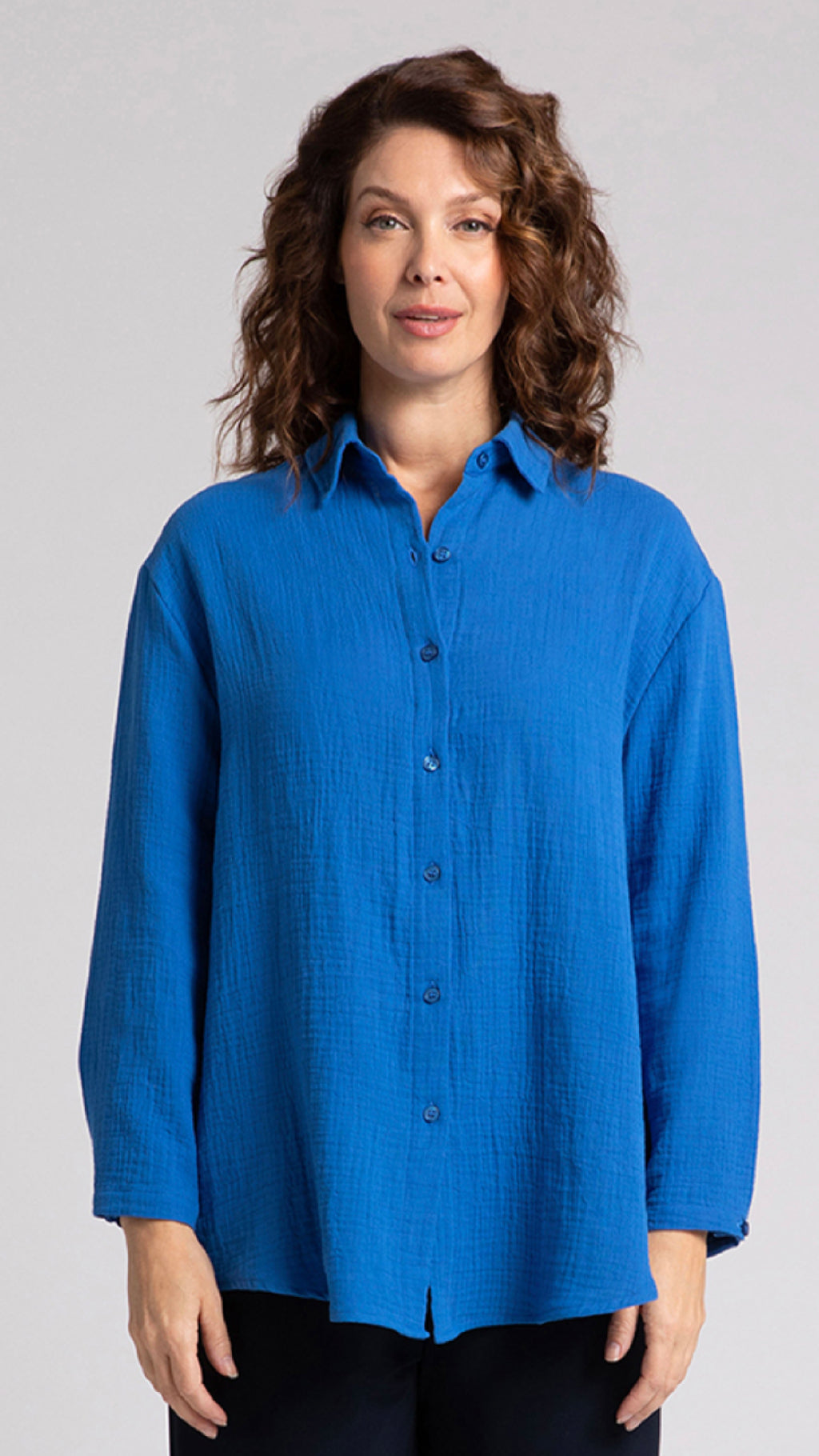 Cotton Gauze Easy Shirt