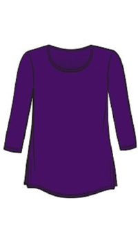 Go To Classic T-Relax, 3/4 Sleeve-Solid Colours (selected colours on Sale)
