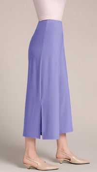 Side Slit Wide Capri