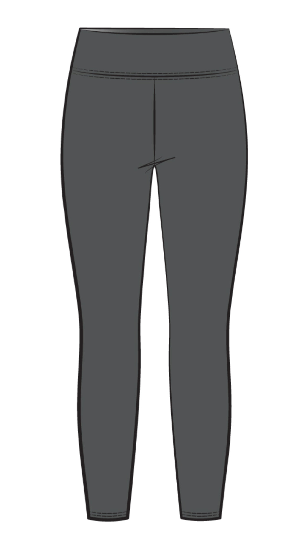 Nu Yoke Legging, Fleece Back Jersey (Sale)