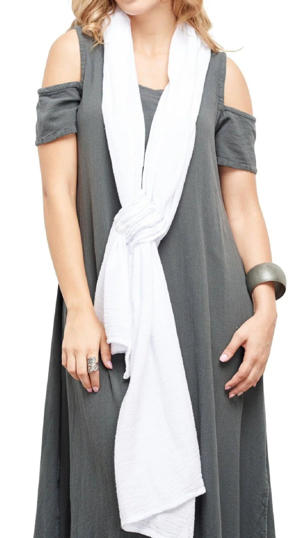 Marie Cotton Gauze Shawl