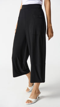 Silky Knit Culotte With Soft Contour Waist Band