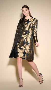 Printed Woven Jacquard Coat