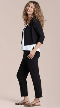 V-Neck Bolero, 3/4 Sleeve