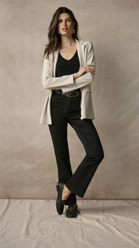 Joseph Ribkoff-Goldie/Classic Wide-Leg Stretch Jeans