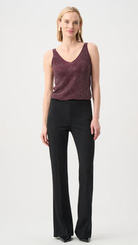 Joseph Ribkoff Metallic Knitted Camisole with Rhinestones