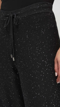Joseph Ribkoff Sequinned Sweater Knit Culotte Pants