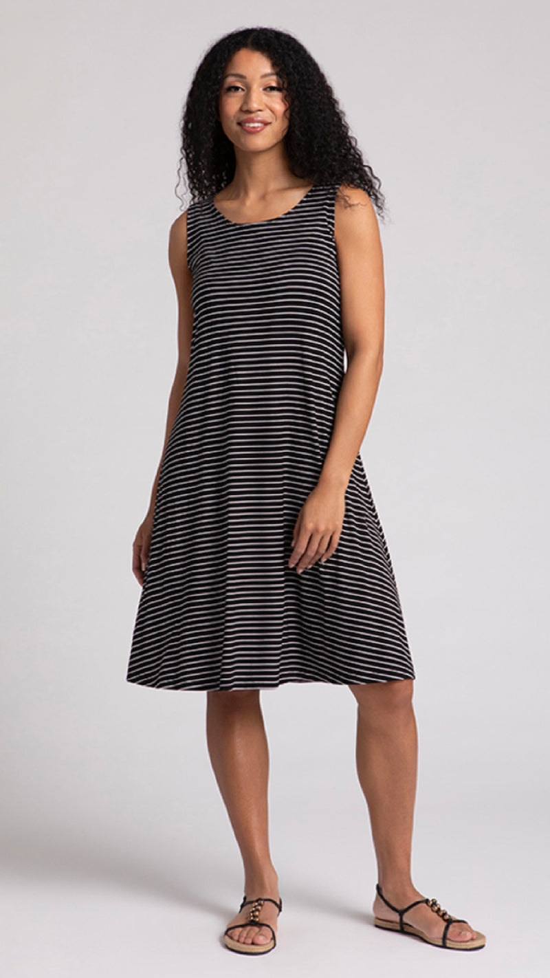 Bamboo Tank Dress Short-Print (Sale)