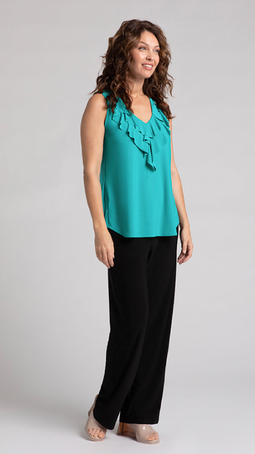 Flutter Sleeveless Top