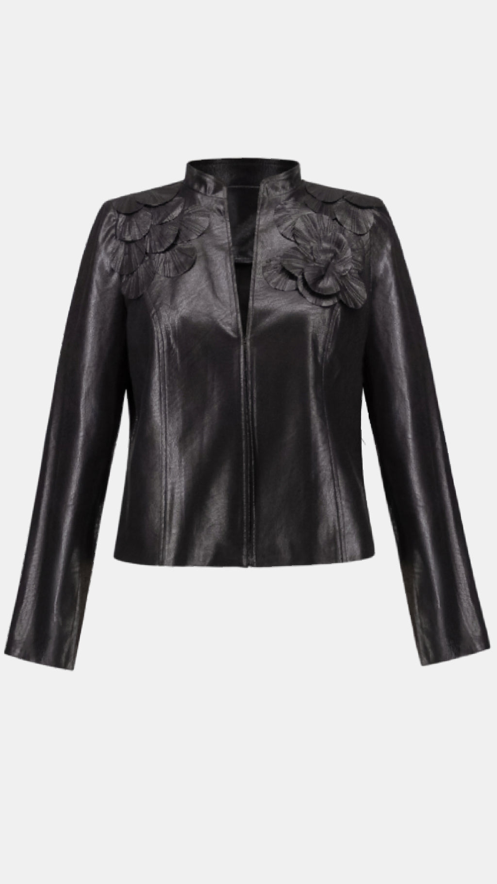 Joseph Ribkoff Embellished Foiled Suede Jacket