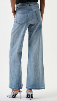 Joseph Ribkoff-Goldie/Classic Wide-Leg Stretch Jeans
